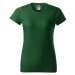 MALFINI Dámske tričko Basic - Fľaškovo zelená