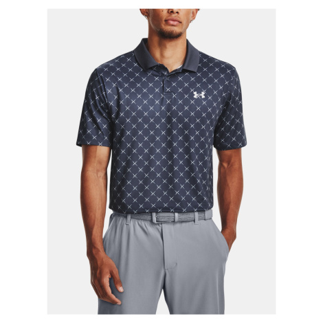 Under Armour T-Shirt UA Perf 3.0 Printed Polo-GRY - Men