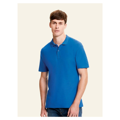 Niebieska koszulka męska polo Original Polo Friut of the Loom Fruit of the loom