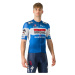 CASTELLI Cyklistický dres s krátkym rukávom - SOUDAL QUICK-STEP 2024 COMPETIZIONE 3 - modrá/biel