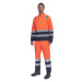 Cerva Valencia Pánska HI-VIS pracovná bunda 03510010 oranžová/navy