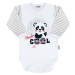 Dojčenské body s dlhým rukávom New Baby Panda 86 , 20C35690