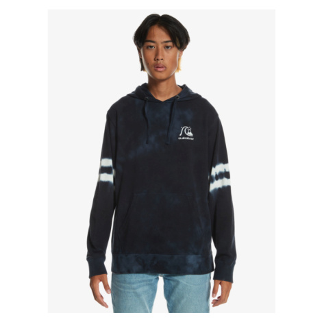 Quiksilver mikina Engineered Tie Dye Hoodie insignia blue