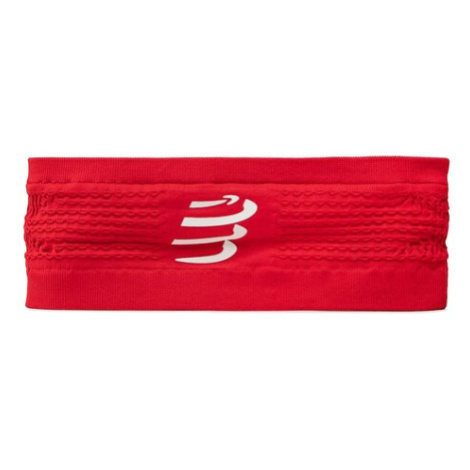 Compressport Textilná čelenka Headband On/Off CU00009B Červená