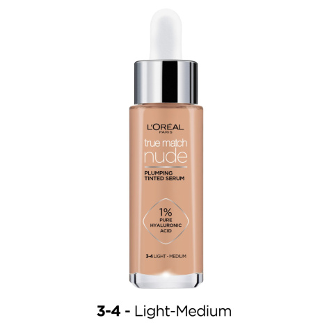 L'Oréal Paris True Match Nude Make-up sérum 3-4 Light Medium 30 ml