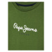 Pepe Jeans Tričko New Art PB503493 Zelená Regular Fit