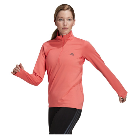 Women's adidas Run Fast 1/2 Zip Semi Turbo Sweatshirt