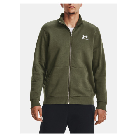 Kaki mikina Under Armour UA Essential Flc Track Jkt