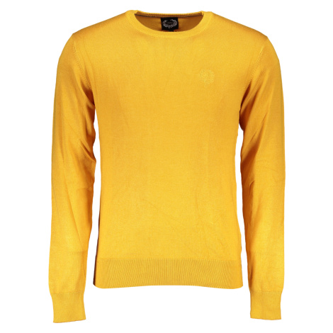 GIAN MARCO VENTURI MEN&#39;S YELLOW SWEATER