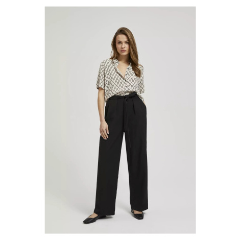 Women's trousers MOODO - black