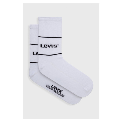 Ponožky Levi's biela farba Levi´s