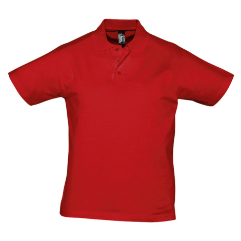 SOĽS Prescott Men Pánska polokošeľa SL11377 Red