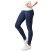 Women's Jersey Denim Leggings - Blue