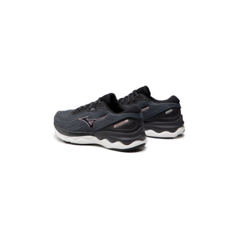 Mizuno Bežecké topánky Wave Skyrise 3 J1GC2209 Čierna