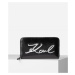 Peňaženka Karl Lagerfeld K/Signature Soft Cont Wallet Čierna