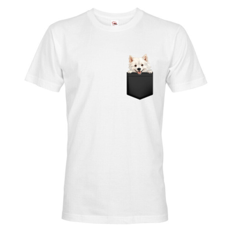 Pánské tričko Americký eskimácky pes  v kapsičce - kvalitní tisk a rychlé dodání
