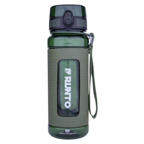 Runto VISTA 800 ml Športová hydratačná fľaša s poistkou uzáveru, tmavo zelená, veľkosť