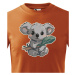 Dětské tričko Koala s listom - roztomilé dámské tričko