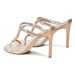 Stuart Weitzman Šľapky Woven Knot 100 Sanda SA620 Zlatá