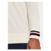 Tommy Hilfiger Sveter Global Stripe Crew Nk MW0MW33502 Écru Regular Fit