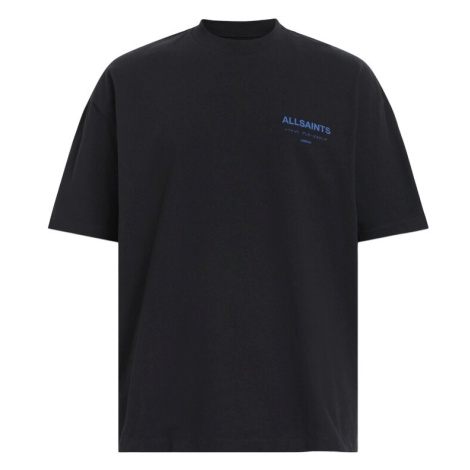 AllSaints Tričko 'Underground'  modrá / čierna