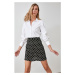 Trendyol Black Score-Tying Skirt