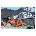 Swimwear Shirley Dark Taupe-Rosella M-455 pink-gray