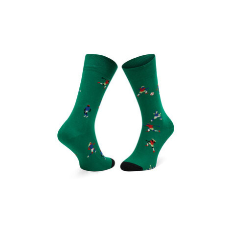 Happy Socks Vysoké pánske ponožky FOO01-7300 Zelená