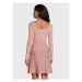 Guess Úpletové šaty W1BK91 Z2XV0 Ružová Slim Fit