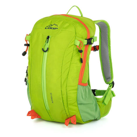 Oranžovo-zelený turistický batoh 25 l LOAP Alpinex 25