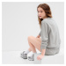 GAP V-Gap Heritage Crew Lt Heather Grey V2