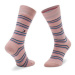 Tommy Hilfiger Súprava 2 párov vysokých detských ponožiek 701218954 Ružová