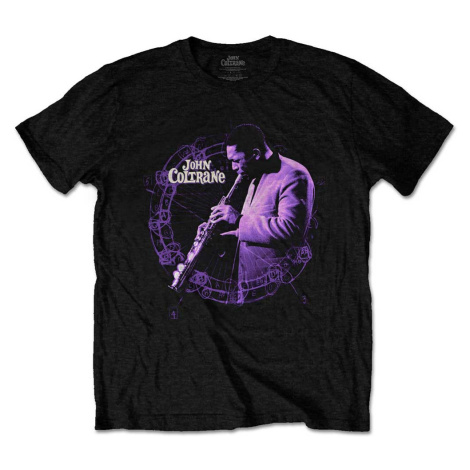 John Coltrane tričko Circle Live Čierna