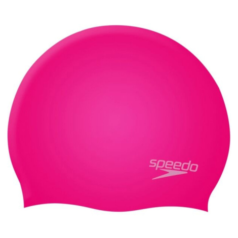 Speedo MOULDED SILC CAP JU Juniorská plavecká čiapka, ružová, veľkosť