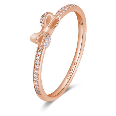 Rosato Krásny bronzový prsteň s mašličkou Allegra RZA026 52 mm