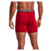 Pánske boxerky UNDER ARMOUR 3 PACK-UA Charged Cotton 6in-RED