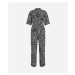 Overal Karl Lagerfeld Printed Jumpsuit Giraffe Black/White