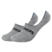 Sivé nízke ponožky - 2 páry Skechers 2PPK Mesh Ventilation Footies Socks SK44008-9300