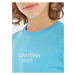 Svetlomodré chlapčenské tričko Calvin Klein Jeans