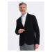 Ombre Men's jacket with patch pockets - black