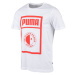 Puma SLAVIA PRAGUE GRAPHIC TEE Pánske tričko, biela, veľkosť