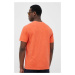 Bavlnené tričko United Colors of Benetton oranžová farba, melanžové