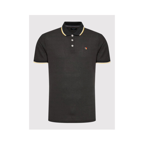 Jack&Jones PREMIUM Polokošeľa Win 12169064 Čierna Regular Fit