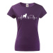 Dámské tričko Francúzsky buldoček - tričko pre milovníkov psov