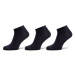 Calvin Klein Súprava 3 párov nízkych členkových ponožiek 701218718 Tmavomodrá