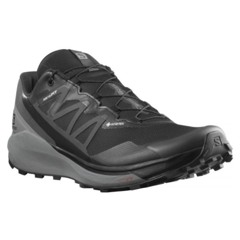 Salomon SENSE RIDE 4 INVISIBLE GTX Pánska trailová obuv, čierna, veľkosť
