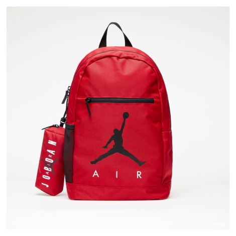 Jordan School Backpack W/Pencil Case Red/ Black