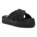 Tommy Jeans Šľapky Tjw Lettering Flatform Sandal EN0EN02465 Čierna