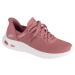 TMAVORUŽOVÉ DÁMSKE TENISKY SKECHERS SLIP-INS BOBS SPORT UNITY - PINCH OF LUCK 117509-BLSH