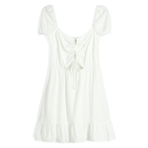Bershka Letné šaty  biela